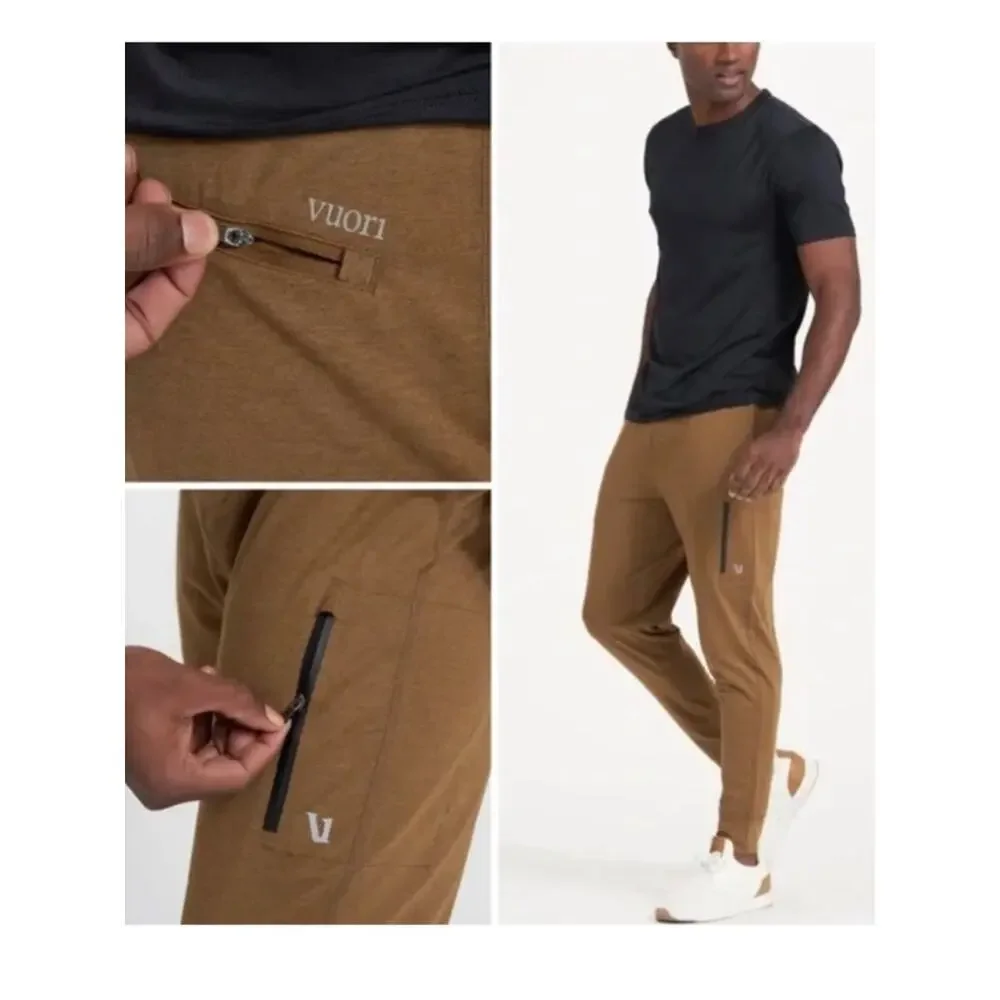 Vuori Sunday Performance Joggers Tobacco brown Heather small